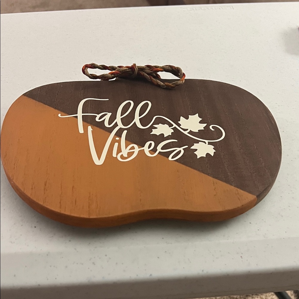Fall Vibes Wooden Decor